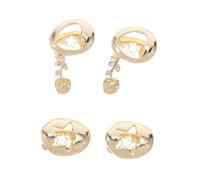 Ipetboom 4 Piezas Tirantes Estilo Hip-Hop Individuales Parrillas Bucales para Exhibición Parrillas Dentales para Fiesta De Halloween Accesorios De Disfraces De Rapero Joyería para Halloween