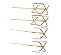 Ipetboom 4 piezas Varilla Mezcladora para Taladro Acero Duradero con Cabezal Hexagonal Agitador Eléctrico para Pintura Mortero y Lechada Accesorio Resistente para Mezcla Construcción y