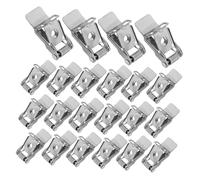 Ipetboom 40 Piezas Clips para Luz Empotrada con Resorte Abrazaderas Metálicas de Alta Resistencia para Fijación de Spotlights y Downlights Accesorios para Montaje Seguro Jardines y