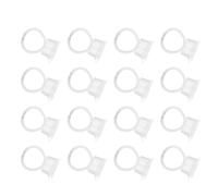 Ipetboom 40 Piezas De De Anillo De Maquillaje Anillos De Maquillaje Pigmento Copa Bordada Taza De Anillo Suministros De Salón De Belleza Copas De Tinta Soporte De Pigmento