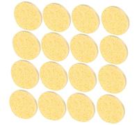 Ipetboom 40 Piezas Esponjas Desmaquillantes Naturales de Celulosa Comprimida Unidades Redondas para Limpieza Facial Exfoliación y Cuidado Diaria