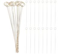 Ipetboom 40 Unidades Portatarjetas Metálicos Grandes Diseño Floral Redondo, Clips para Fotos y Notas, Soporte Reutilizable para Decoración de Bodas, Cumpleaños y Eventos Obsequios