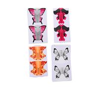 Ipetboom 400 Piezas Extensible por soporte de papel de Arte de uñas pegatinas de uñas gel uñas salón de uñas guía de formulario pegatinas gel constructor uñas formas de uñas