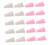 Ipetboom 40piezas Esponjas De Maquillaje Triangulares Aplicadores De Polvo Para Base Líquida y Polvos Sueltos Uso Seco y Húmedo Suaves y Fáciles De Limpiar Colores