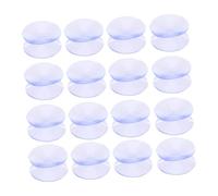 Ipetboom 48 Piezas Almohadillas de Goma para Vidrio Ventosas Transparentes Doble Cara sin Ganchos para Sujeción y Protección de Superficies