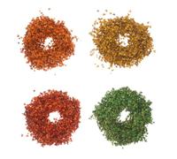 Ipetboom 4bolsas Falsas de Otoño Miniatura Artificiales para Dioramas Suministros para Manualidades Decoraciones para Jardines de Hadas y Paisajes Miniatura