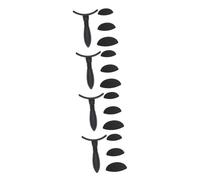 Ipetboom 4juegos Sello De Ojos Para Maquillaje Aplicador De Sombra De Ojos Práctico y Rápido Para Principiantes y Amantes Del Maquillaje