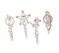 Ipetboom 4piezas Accesorios De Cabello Para Mujeres De y Luna Horquillas De Clip De Pelo y Ocasiones Especiales