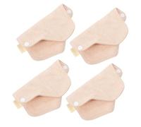 Ipetboom 4piezas Almohadillas Menstruales Reutilizables Para Mujeres Lavables Para Ciclo Menstrual Confortables y Prácticas Para Uso Diario y Viajes