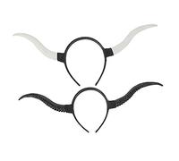 Ipetboom 4piezas Antelope Horn Headbands Decorative Hair Hoops for Parties and Photography Props Funny and Lightweight Design