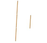Ipetboom 4piezas Bastón De Masaje De Bambú Natural Herramienta De Relajación Muscular Para Espalda Hombros y Piernas Diseño Ergonómico y Duradero Alivio De Tensión y Mejora De