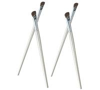 Ipetboom 4piezas Brochas De Maquillaje Para Contorno De Nariz y Sombra De Ojos Pinceles Angulados De Detalle De Brochas Para Maquillaje Facial y Ocular Color Rosado Brillante