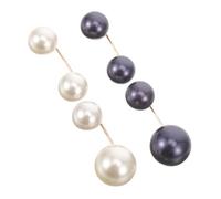 Ipetboom 4piezas Broches De Perlas Artificiales Botones Decorativos Para Camisa