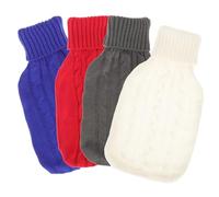 Ipetboom 4piezas Fundas Para Botellas De Agua Caliente De Accesorios De Calor Para Hogar Escuela y Oficina