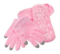 Ipetboom 4piezas Guantes Mascarilla para Pies de Gel para Spa y Manos Secas Incluye Calcetines Hidratantes para Spa