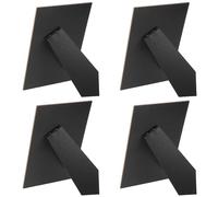 Ipetboom 4piezas Panel Posterior del Marco De Fotos Negro Soporte para Caballete De Marco De Fotos Adecuado para Caballete De Mesa para De y Azulejos