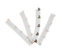 Ipetboom 4piezas Porta Peines Pinzas Invisibles Cabello Sujetadores Para Mujeres y Niñas Herramienta De Peinado Cabello