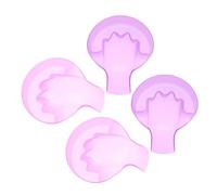 Ipetboom 4piezas Recipiente para Quitaesmalte de Tazones de Manicura para Remojo de Manos Bandejas para Manicura Arte de Uñas