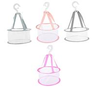 Ipetboom 4piezas Secadora De Para Esponjas De Maquillaje Cesto Colgante Para Secar Cosméticas Accesorios De Secado Para Baño y Lavandería