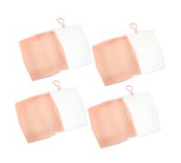 Ipetboom 4piezas Soporte De Esponjas Faciales Comprimidas Estuche De Almacenamiento para Esponjas De Maquillaje y Limpieza Facial Caja De Viaje Duradera y Versátil