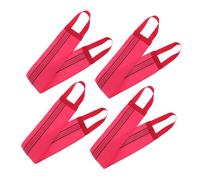 Ipetboom 4piezas Toallas de Ducha Exfoliantes para Espalda Unidades Paños de Limpieza Profunda y Exfoliante Corporal para Baño y Cuidado de Piel