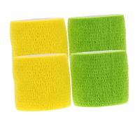 Ipetboom 4rollos Vendaje para Tatuajes Elástico Autoadhesivo Vendaje Deportivo Desechable de Colores Asa para Brazo Elástico Adhesivo para Tatuajes
