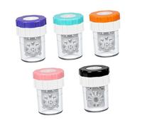 Ipetboom 5 Limpiadores Portátiles Para Lentes De Contacto Limpieza Manual, Diseño Compacto y Práctico, Ideales Para Uso Diario y Cuidado Ocular