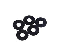 Ipetboom 5 piezas Anillos de Arandela para Palanca de Guitarra Eléctrica Placa de Ritmo y Agudos Negro Repuestos Duraderos y Fáciles de Instalar para Guitarra Eléctrica Modelo