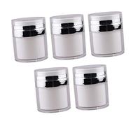 Ipetboom 5 Piezas Botellas Vacías de Cosméticos Dispensadores Prácticos para Lociones y Diseño Compacto y Almacenamiento Seguro y por Botella