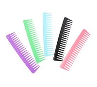 Ipetboom 5 Piezas Peines De Peluquería De Dientes Anchos Para Estilismo Peine De Dientes Anchos Para Peinar El Cabello Para Cortar El Pelo