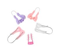 Ipetboom 5 Piezas Pinza Nariz De Silicona Invisible Clips Moldeadores De Nariz Para Reducir Corrector Nasal Cómodo Para Hombres y Mujeres Usar El Día Noche