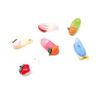 Ipetboom 5 Pinzas Para El Pelo Con Forma De Fruta Para Bebidas Pajitas Fiestas Horquillas De Moda