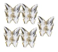 Ipetboom 5 Series Hebilla De Cristal Chapado En Oro Color Llave Broches Decoración De Zapatos Aplique De De Imitación Pinzas Decorativas Para Zapatos Aleación 2 Piezas X 5
