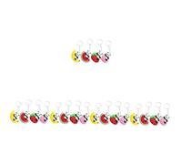 Ipetboom 5 series Llavero De Panda De Frutas Artículos Para Bebés Llavero De Peluche Animales Muñeco Suave Y Esponjoso Lindo Llavero De Peluche Peludo Adorable Oso 4 piezas x 5