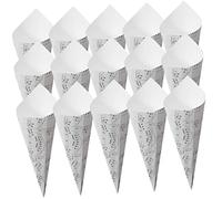 Ipetboom 50 Piezas Conos con Notas Musicales para y Confeti de Unidades para Bodas y Decoraciones de Jardín Diseño Único y Fácil de Usar