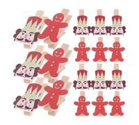 Ipetboom 50 Piezas Mini Pinzas de Madera para Fotos y Manualidades Clips Pequeños Naturales para Tarjetas Memo y Decoración Navideña Sujetapapeles Artesanales para Pared y Escritorio