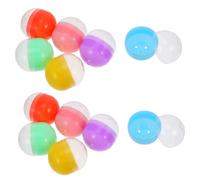 Ipetboom 50 Piezas Redondas de Plástico para Máquina de Chicles Bolas para Premios de para Máquina Expendedora y Decoración de Unidades para Fiestas y Almacenamiento de Juguetes