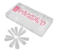Ipetboom 500 Piezas Clear De La Uña De Almendras De Almendras Presiona En Las Uñas DIY Consejos De Extensión De Uñas Falsas Para Suministros De Manicura En El Salón Del Hogar