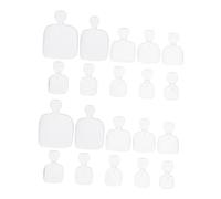 Ipetboom 500 Piezas uñas de los pies clavo pegar uñas uña artificial gel constructor para uñas tijeras manicura uñas postizas puntas artificiales consejos de arte de uñas AbS Transparent