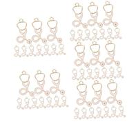 Ipetboom 50piezas Colgantes De Estetoscopio Aleación Para Diy Charm Dangle Para Collares y Pulseras Accesorios Para Enfermeras y Médicos