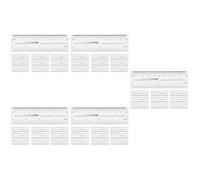 Ipetboom 50piezas De Medición Transparentes Para Manicura Regla y Flexible Para Medición Precisa Diseño y