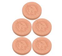 Ipetboom 5piezas Discos Humidificadores de Arcilla Lámina Humidificadora para Paquetes, Agente Humectante para Bloque, Disco de Terracota Suavizante de Azúcar para Cajas