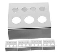 Ipetboom 5piezas Estante de Colores de Tatuaje Soportes de Acero Inoxidable Organizador para Vasos de Estudio