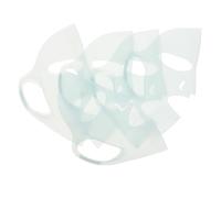 Ipetboom 5piezas Mascarillas de Silicona Reutilizables Alta Elasticidad Gancho para Dormir Soporte de Silicona para Hidratación Facial