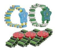 Ipetboom 5piezas Pulseras de Colores para Reloj de Imitación Reloj de Pulsera para Obsequio de Cumpleaños Juguete Cognitivo del Juguete de Aprendizaje Color Aleatorio Estilo Aleatorio