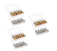 Ipetboom 6 Cajas 10 Piezas arte de uñas formulario de extensión de manicura gel extensión de puntas de uñas pegatinas puntas de molde de uñas extensión de uñas cuidado extender