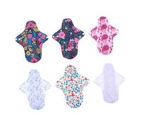 Ipetboom 6 Compresas Menstruales Reutilizables Compresas Sanitarias Para Maternidad Colores Surtidos