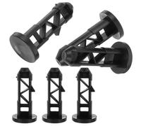 Ipetboom 6 Pestillos de Plástico para Cubo de Basura Exterior, Accesorios Aplicables para Tapa, Cierre Resistente y Práctico, Kit de 6 Piezas para Contenedores de Basura al Aire Libre