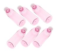 Ipetboom 6 Piezas Botellas Dispensadoras de Viaje Tapa Abatible Botellas Flexibles para Champú Prácticas para Maquillaje y Cosméticos Estuche