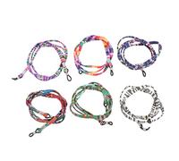 Ipetboom 6 piezas Cordones Elásticos para Gafas de Sol Correas Antideslizantes Resistentes para Adultos y Accesorio Duradero para Sujetar Lentes de Manera Segura